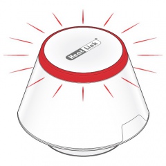LED flashes red