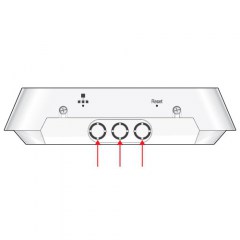 Remove knockouts for wiring